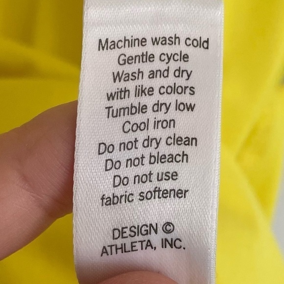 ATHLETA YELLOW REFLECTIVE RUNNING TANK - Picture 7 of 8